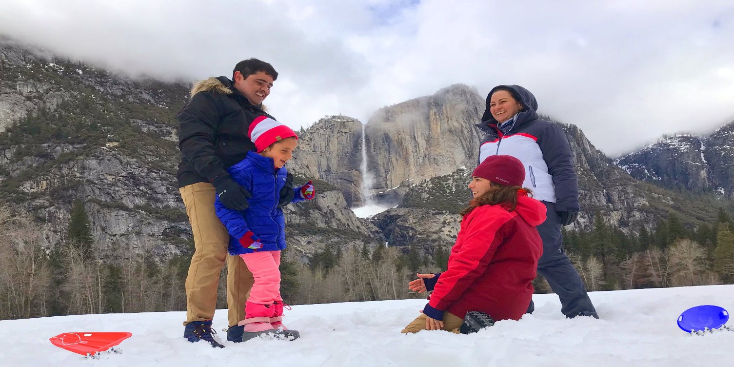 Excursiones  de invierno al Parque Nacional de Yosemite  Aventuras de invierno